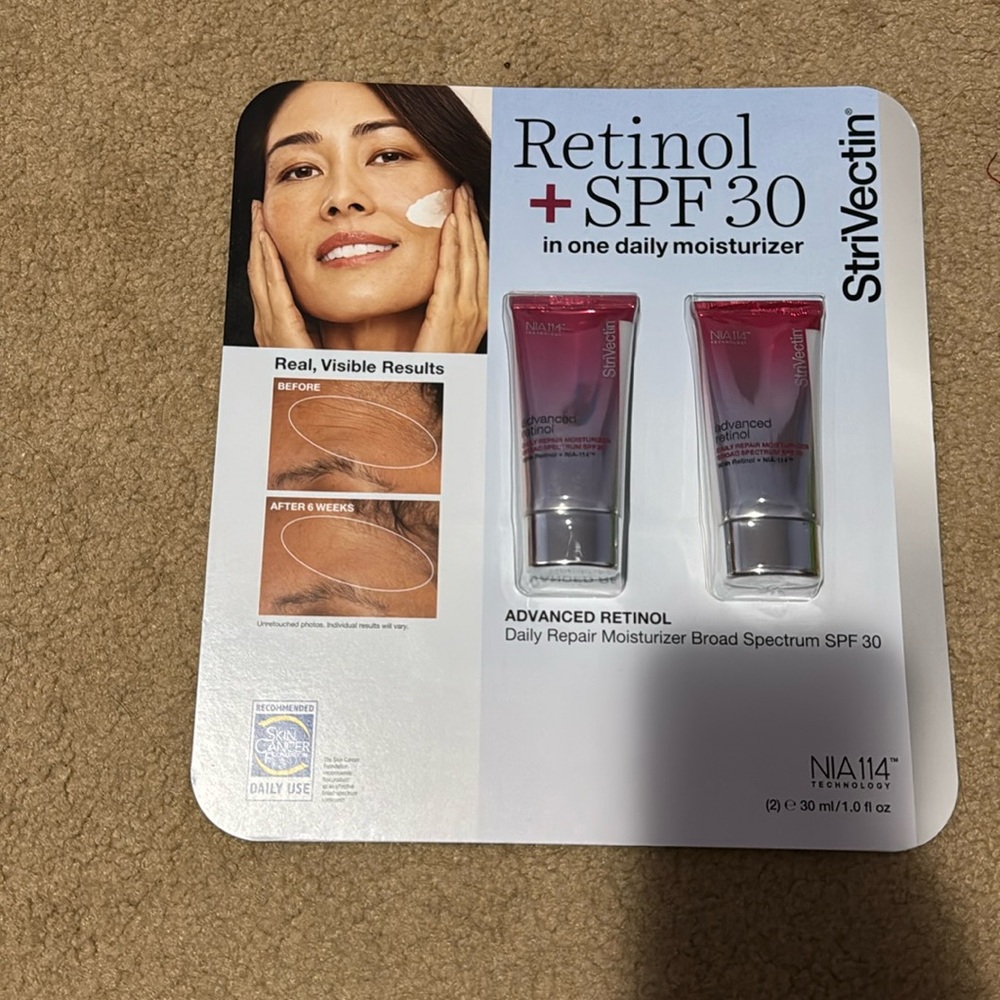 2 pack Strivectin retinol with SPF 30